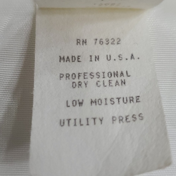 Vintage 2 piece Ivory Lace Suit Sz 12 EUC - Picture 9 of 11